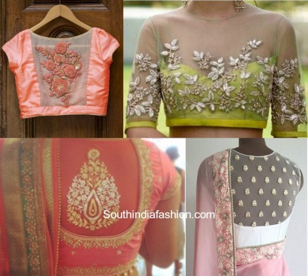 Sheer Rust Blouse Made in India main image 0