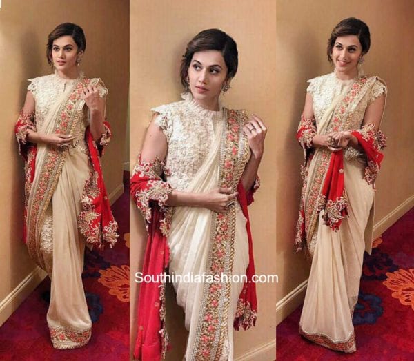 Taapsee Pannu in Rashi Kapoor for Americal Asian Heritage Festival