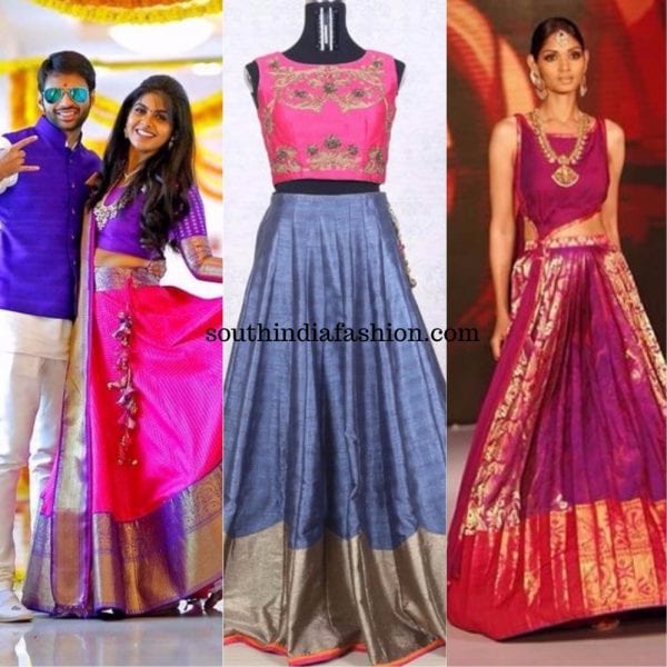 different lehengas