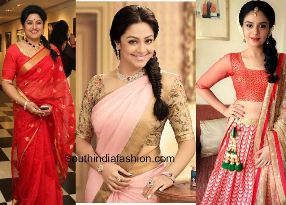 saree blouse designs for broad shoulders and fat arms