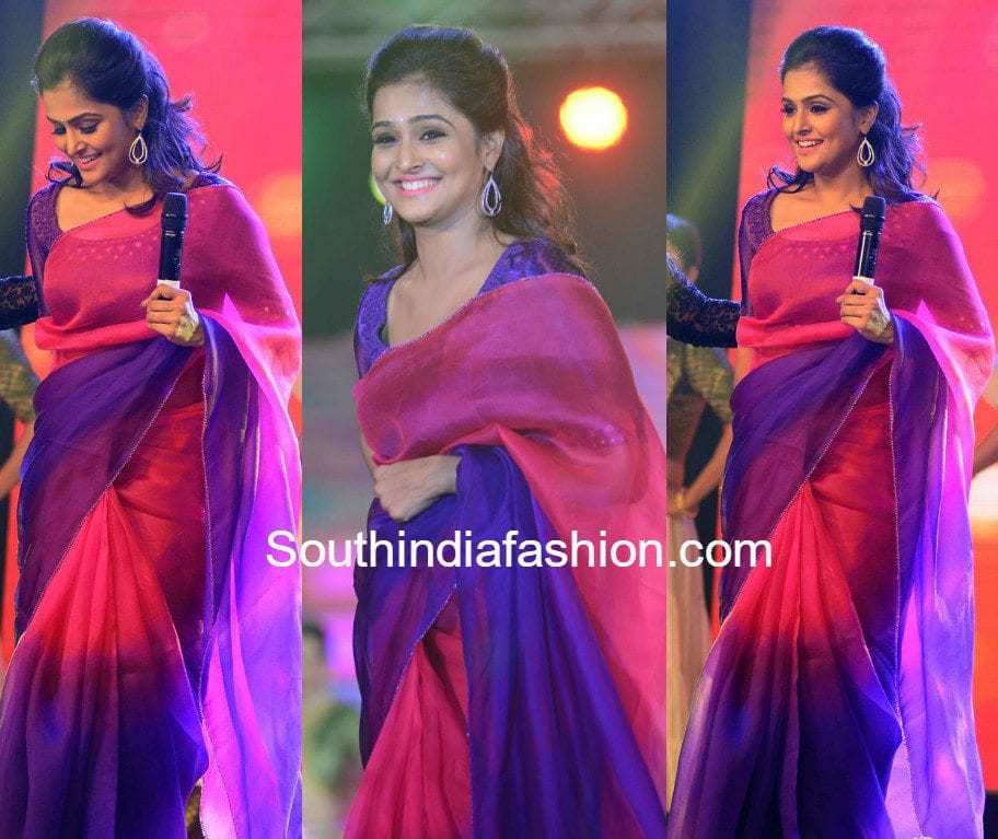 remya nambeesan saree