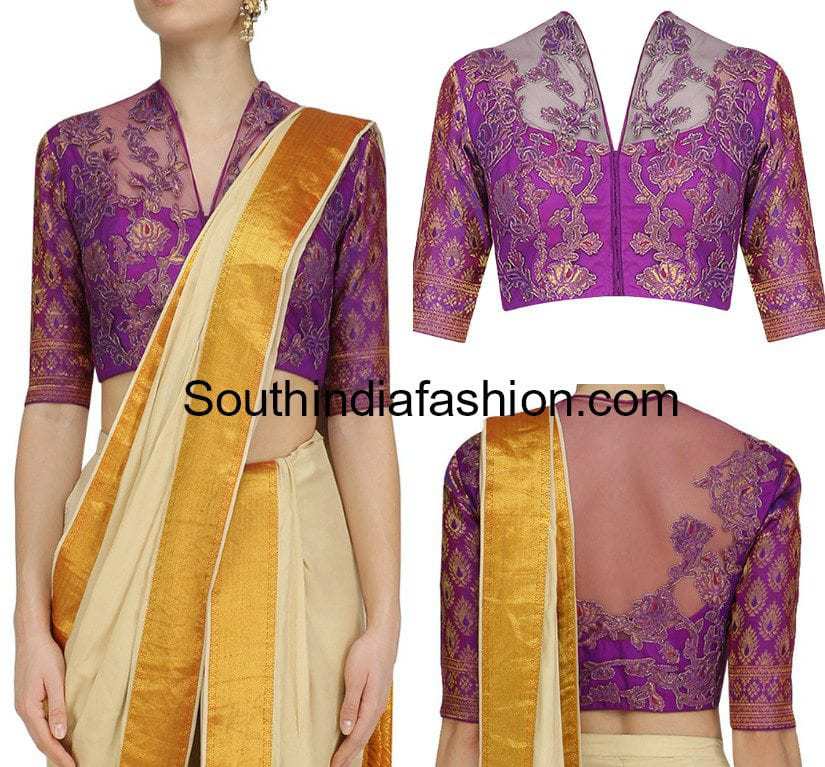 neeta lulla net blouse designs