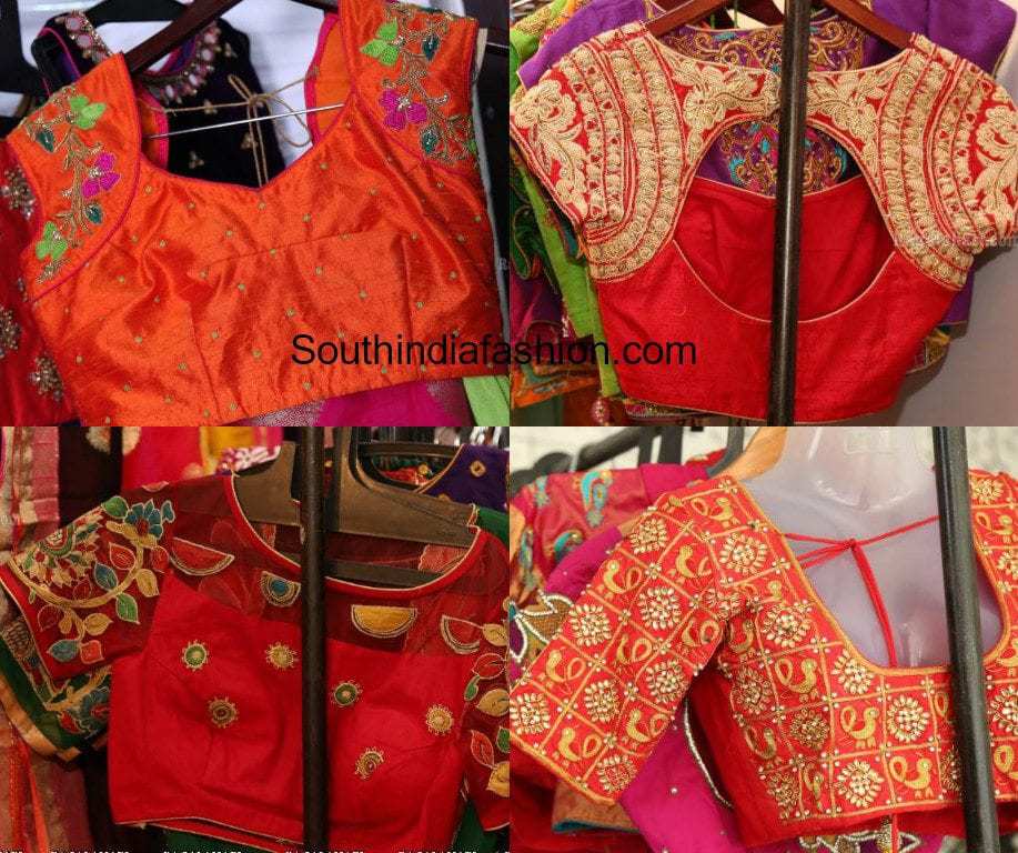 maggam embroidered blouse designs