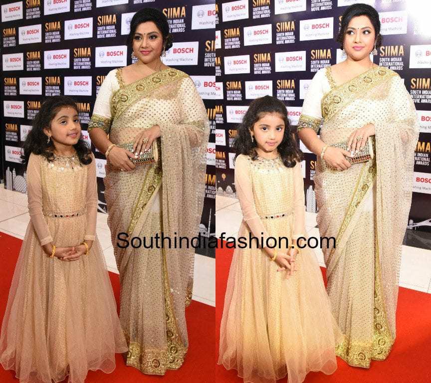 meena and her daughter nainika siima awards