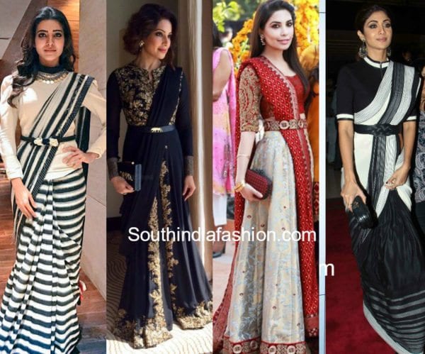 indian outfits with belts