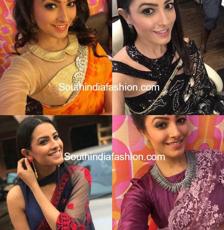 anita hassanandini (shagun) saree blouse patterns ye hei mohabbatein