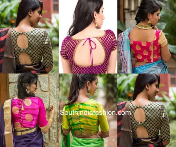 Brocade saree blouse designs Clearance