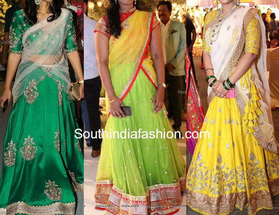 half saree designs