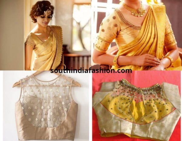 Gold blouse