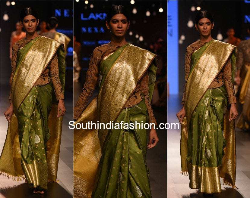 Gaurang Lakme Fashion Week 2017 kalamkari kanchi Collection