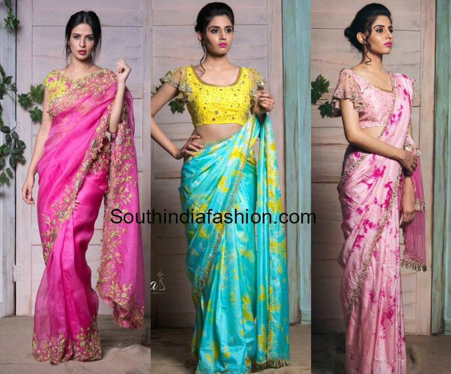 latest designer sarees by Issa Studio