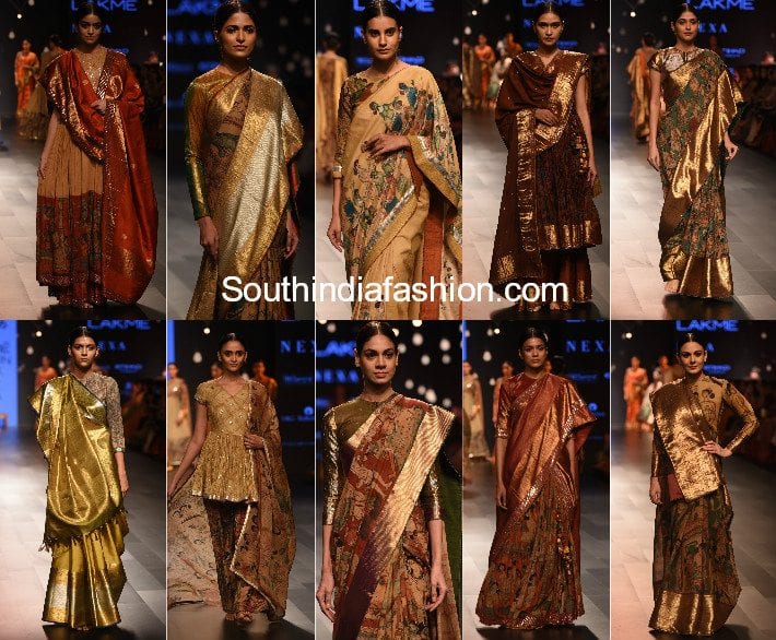 Gaurang Lakme Fashion Week 2017 Chitravalai Collection