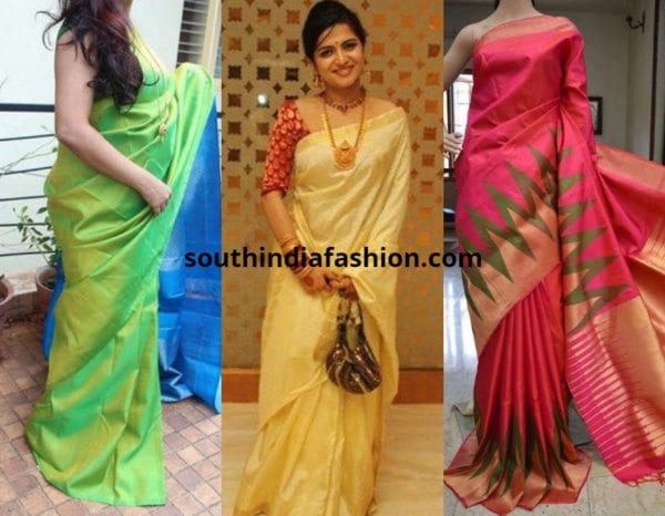 Simple Kanjeevaram Sarees