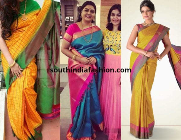 Simple Kanjeevaram Sarees