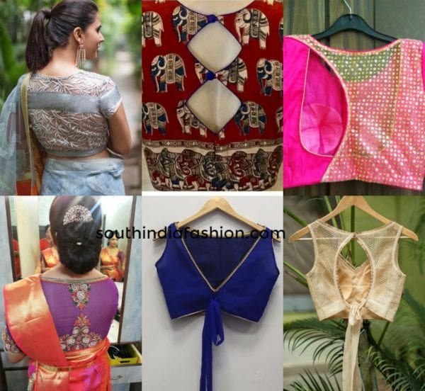 Awesome Back Neck Designs For Your Blouses