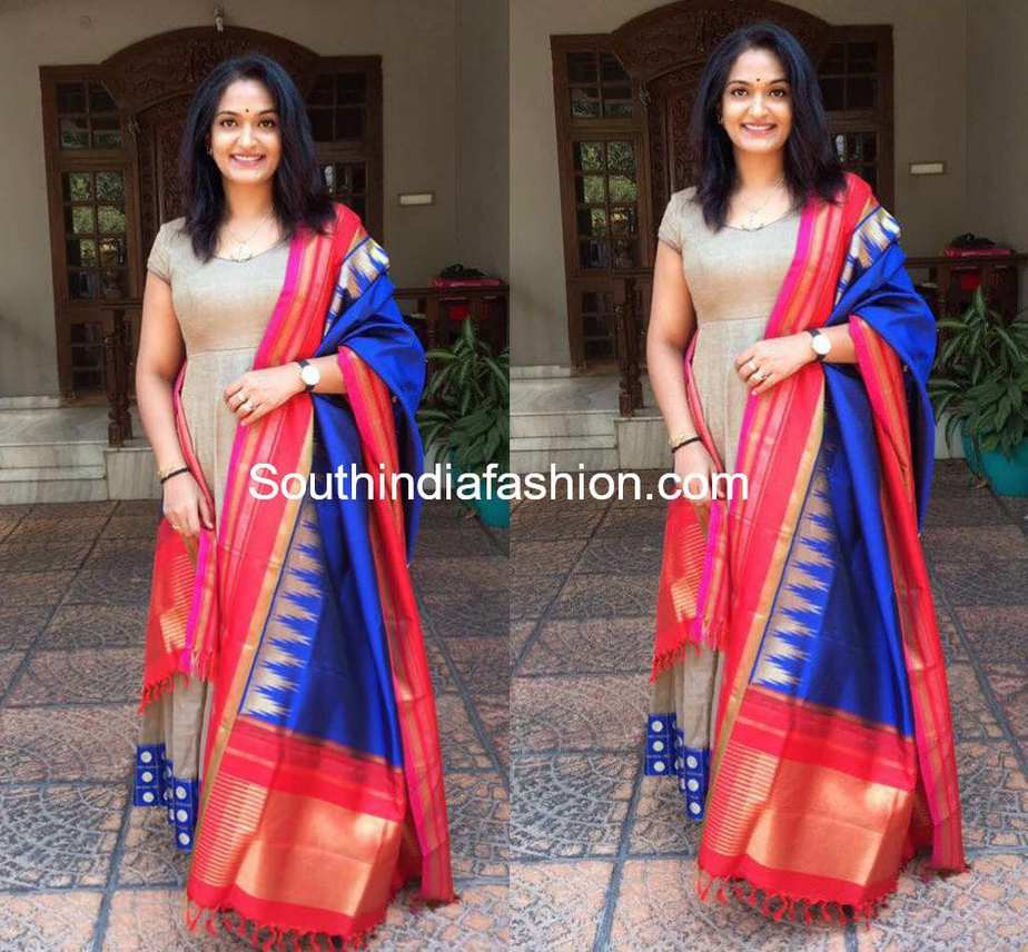 pattu chunni dresses