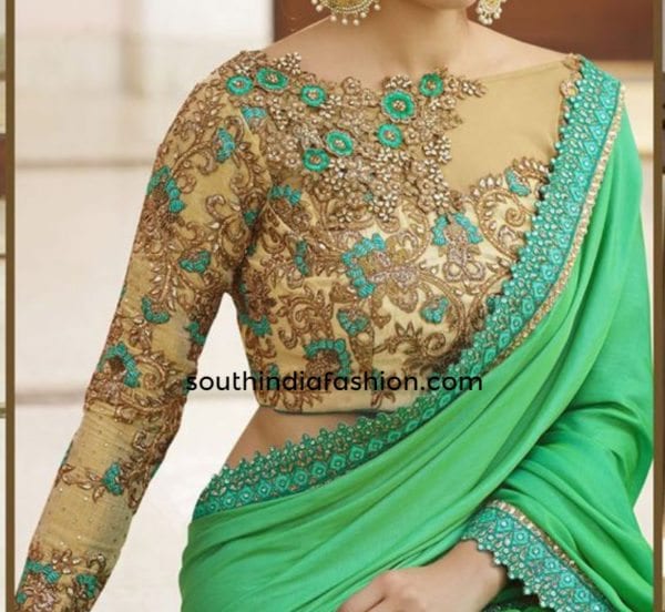 exotic blouses for fancy sarees