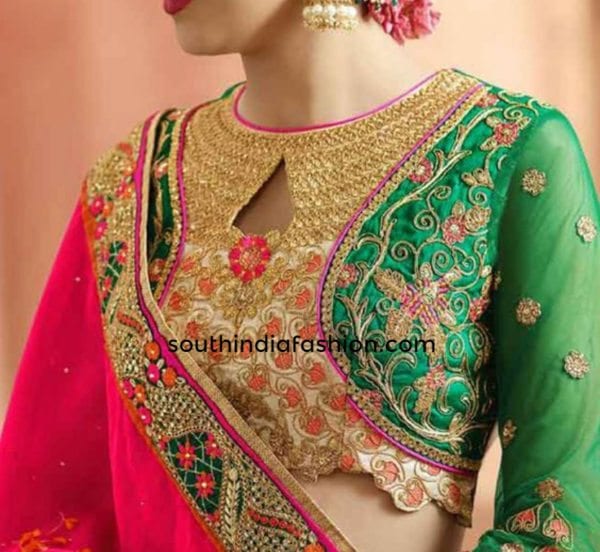 exotic blouses for fancy sarees