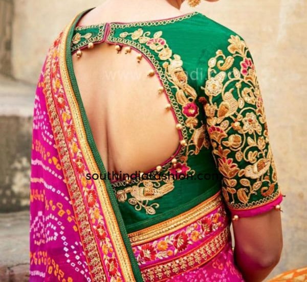 exotic blouses for fancy sarees