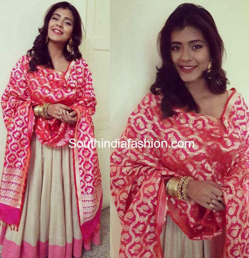 6 Graceful Traditional Anarkali Designs by Bhargavi Kunam South
