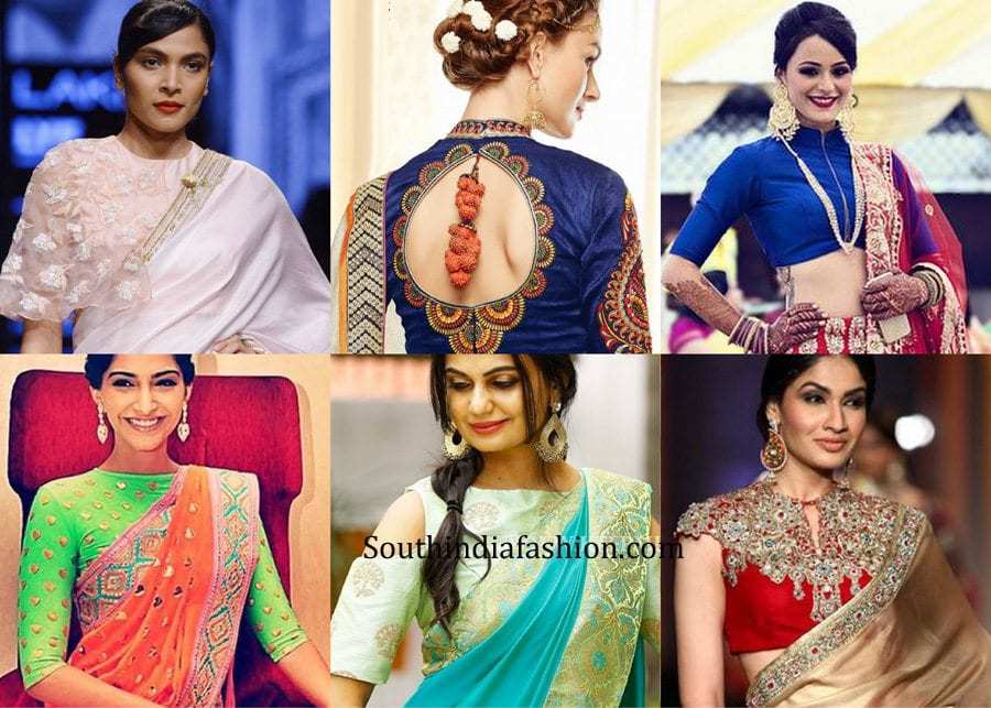 latest designer blouses 2017