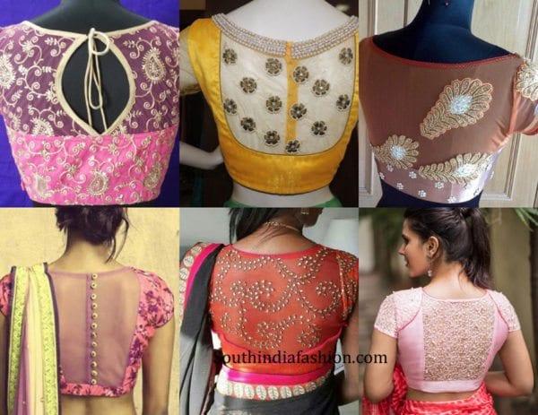 net blouse designs 2017