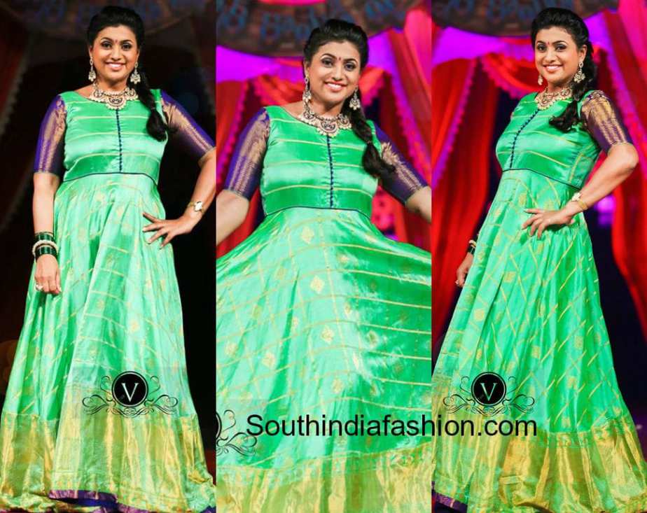 roja in pattu anarkali for khatarnak comedy show