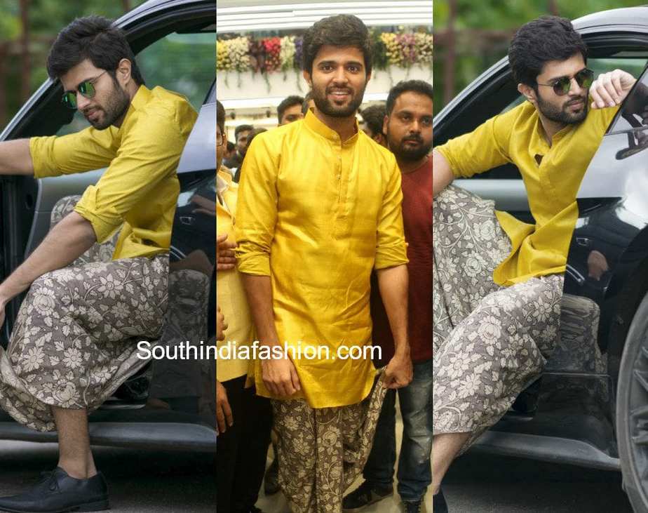 vijay devarakonda dhoti shirt