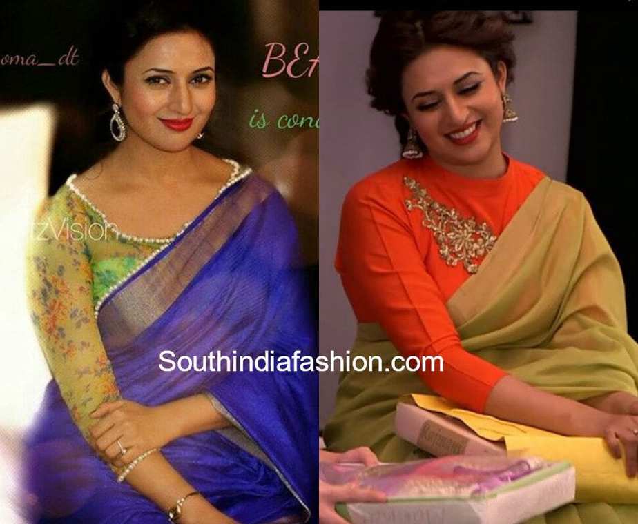 7 Latest Blouse Designs Sported by Divyanka Tripathi ...