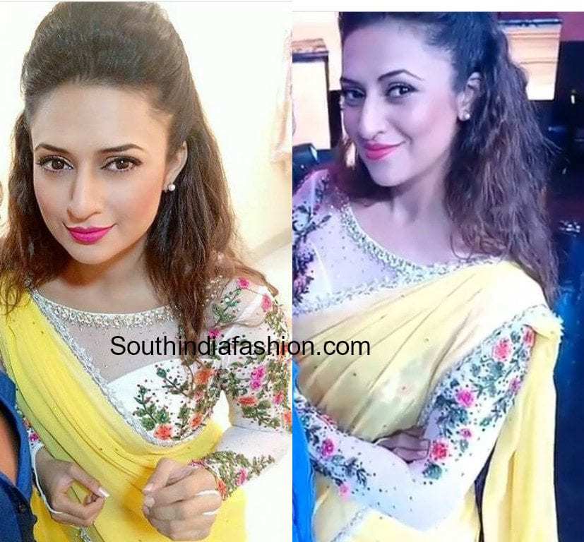 DIVYANKA TRIPATHI AKA ISHITA SAREE BLOUSE DESIGNS YE HAI MOHABBATEIN