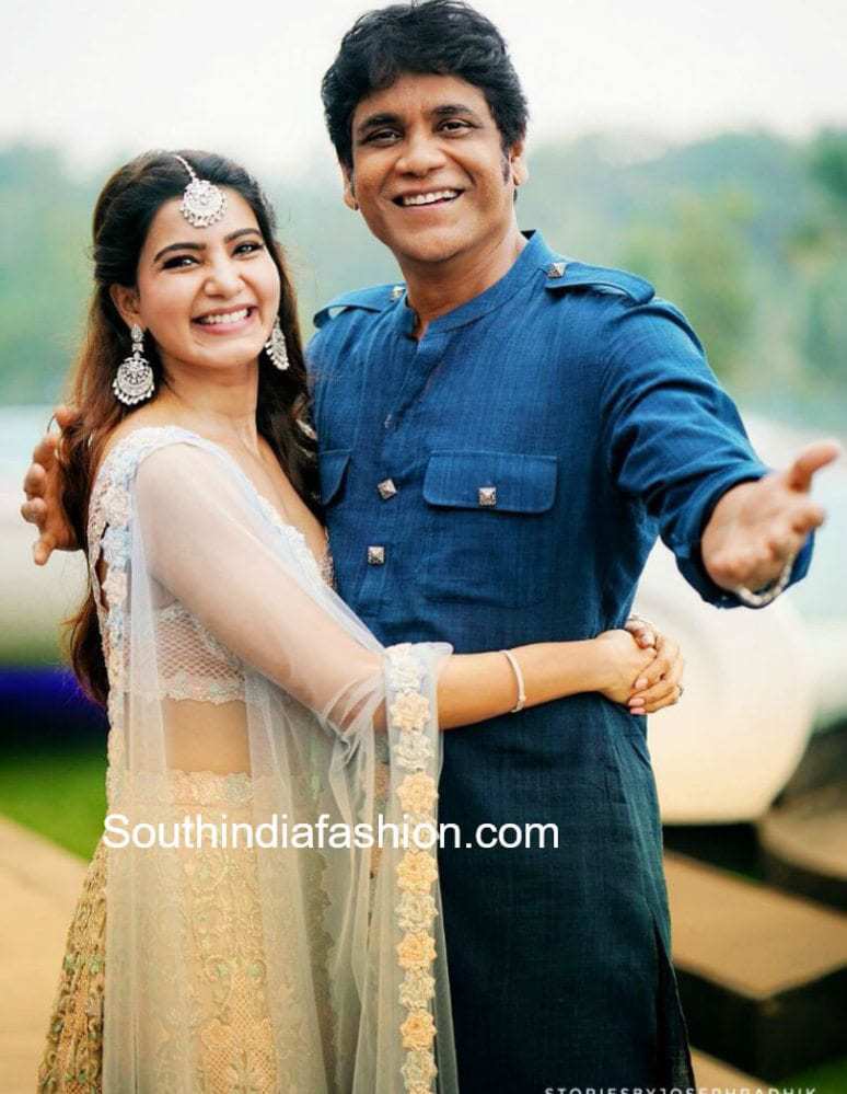 samantha nagarjuna at wedding