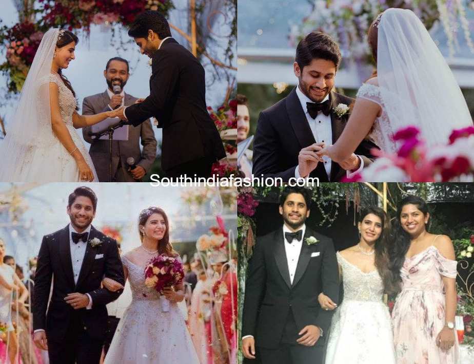 samantha and Naga Chaitanya's Christian wedding photos