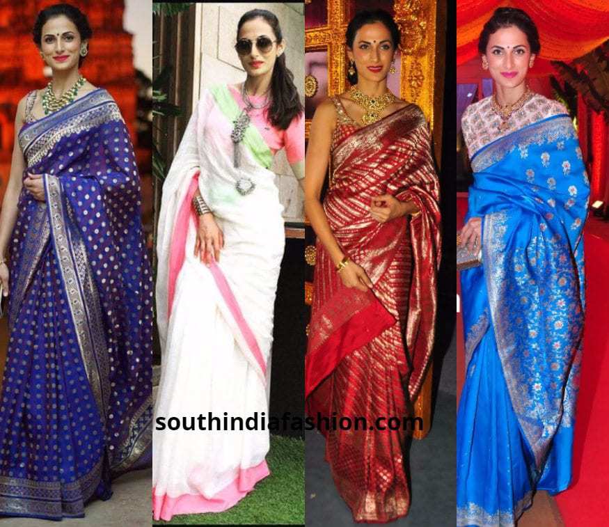 10 Ways To Style Sarees Like Shilpa Reddy