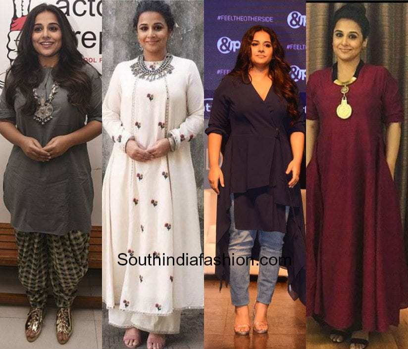 5 Indo Western Styles To Steal From Vidya Balan South India Fashion