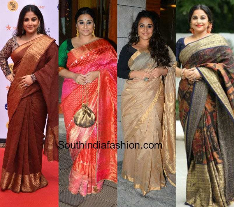 Vidya Balan's saree styles to steal