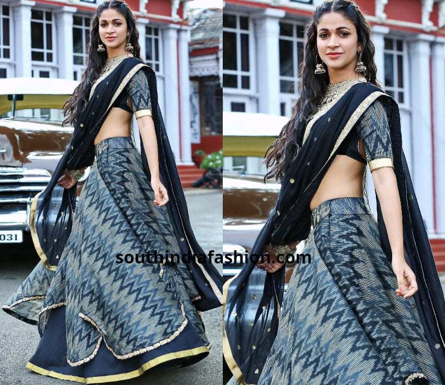 Details more than 154 black and white half saree latest