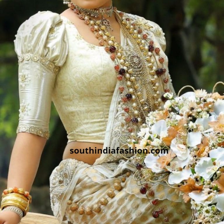 10 Dramatic Puff Sleeve Blouses For Pattu Sarees