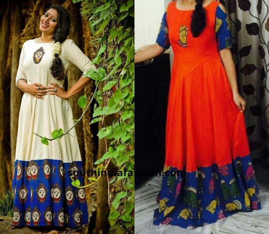 Most Trendy Kalamkari Gowns