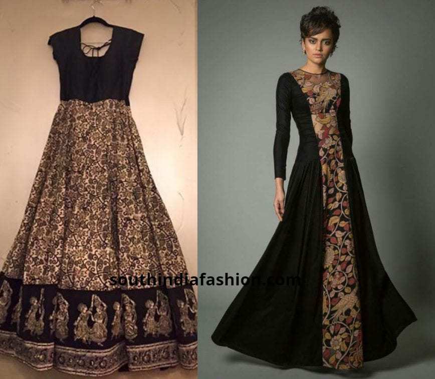 Pin by Anu Mahi on Be.you.tiful | Long dress design, Long gown design,  Kalamkari dresses