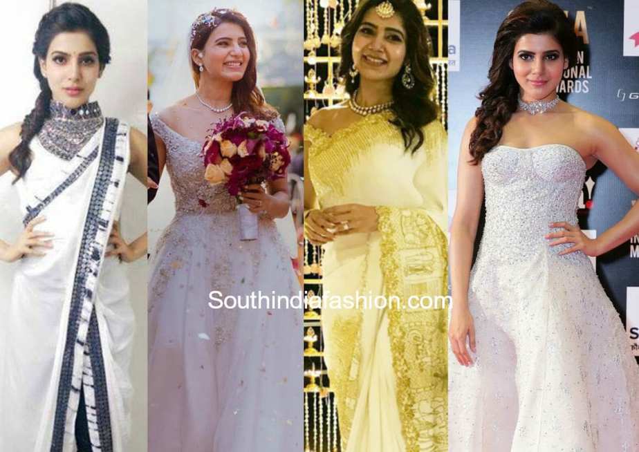 samantha akkineni white dresses