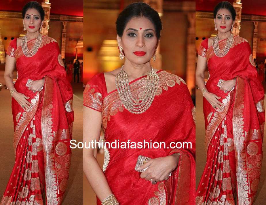 shreedevi banarasi silk saree hasini wedding