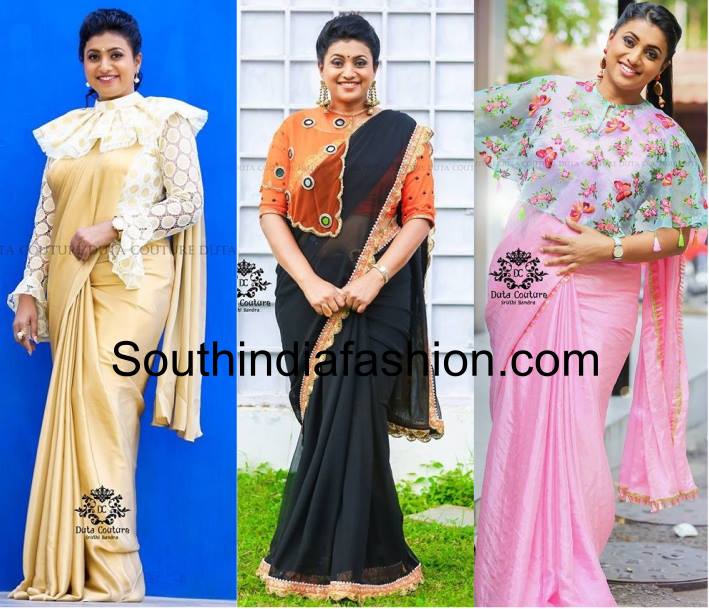 Roja in stylish cape blouses