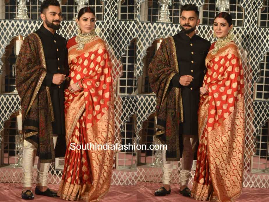 anushka sharma wedding saree online