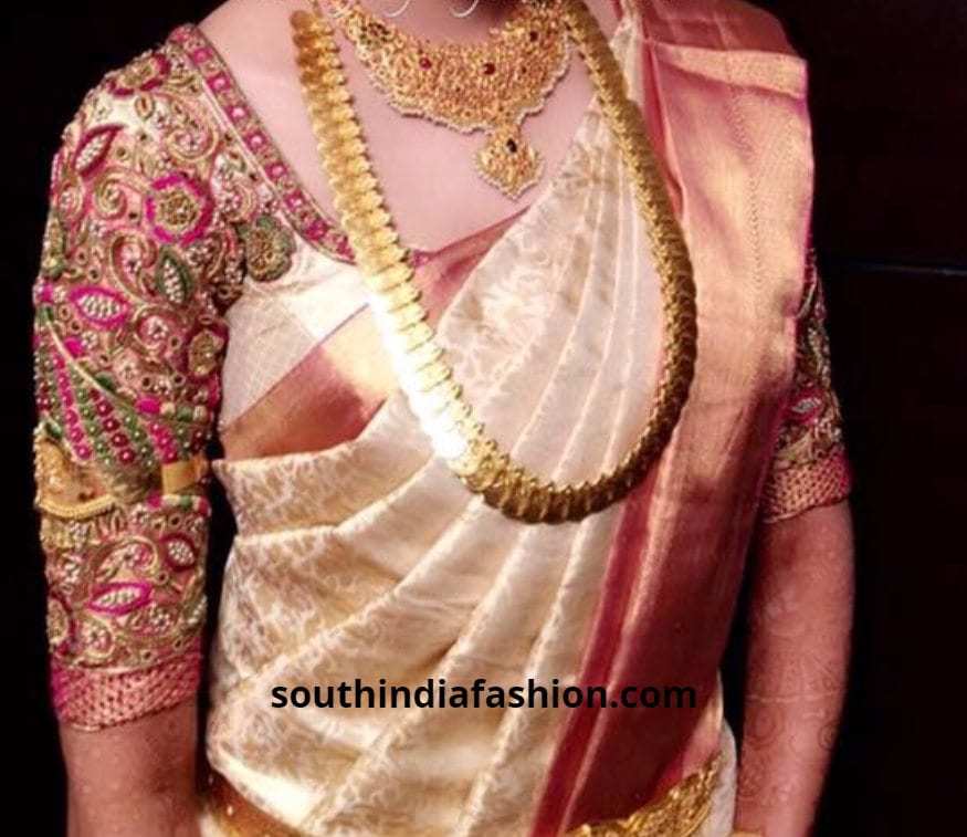 10 Beautiful Sleeve Embroidery Ideas For A Bridal Blouse