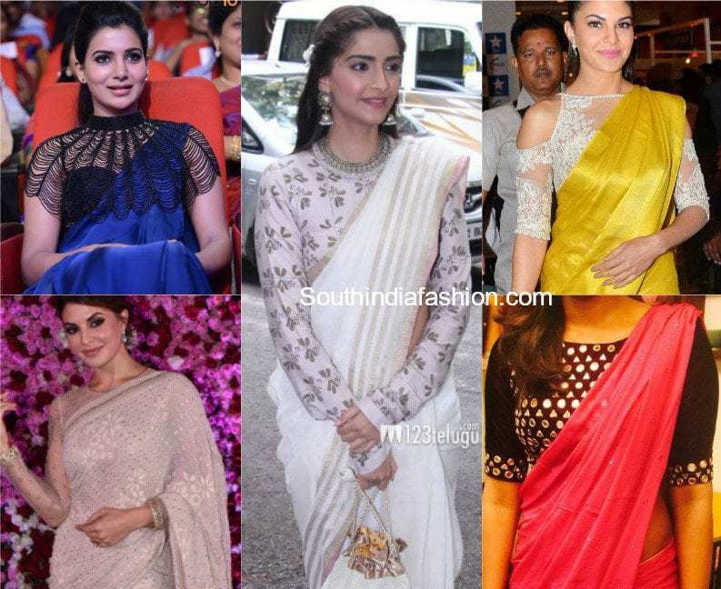 stylish blouse designs for sarees