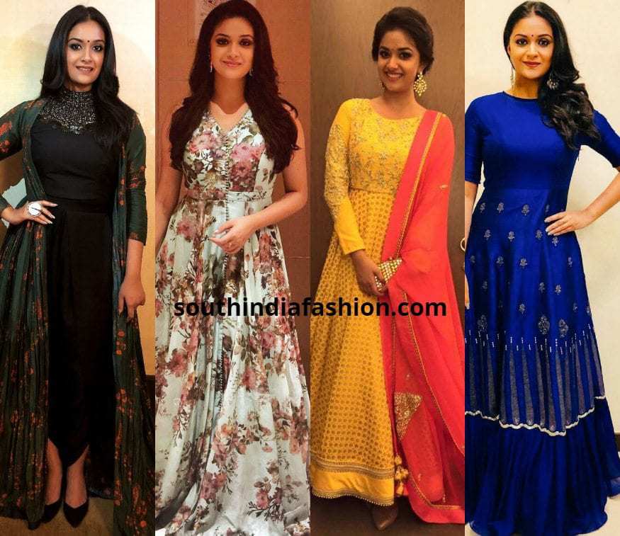 Keerthi suresh dresses online shopping clearance