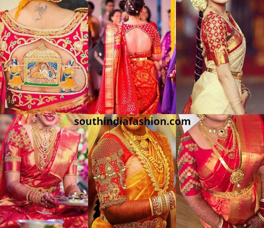 Red Bridal Blouse Designs