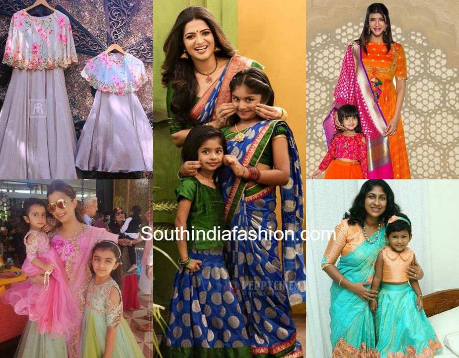 mother DAUGHTER MMATCHING INDIAN DRESSES