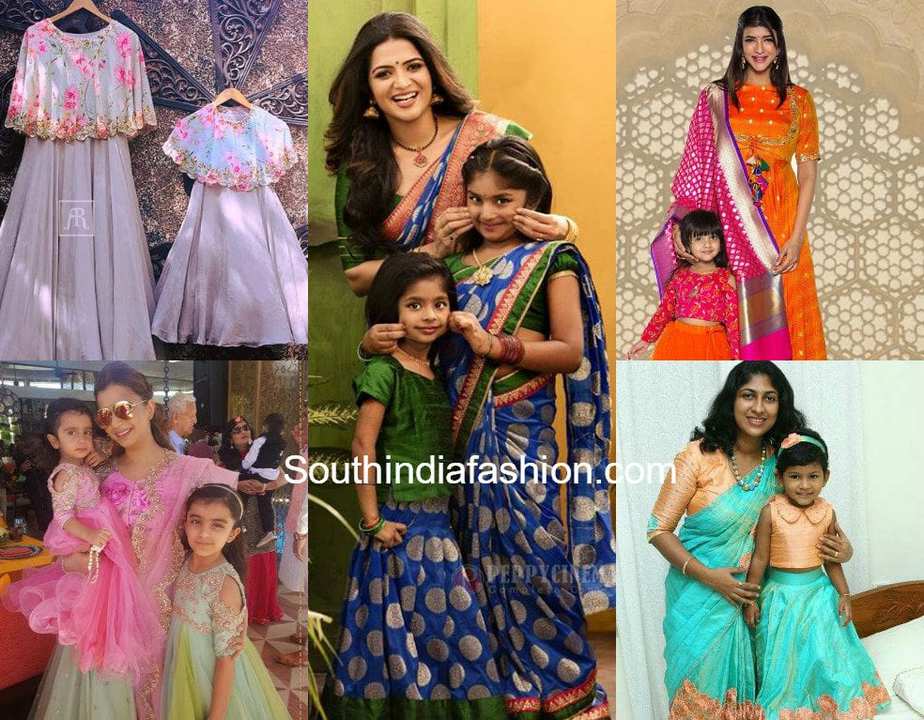 mom and baby traditional dresses