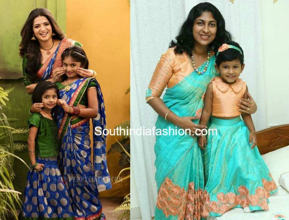 mom and baby traditional dresses